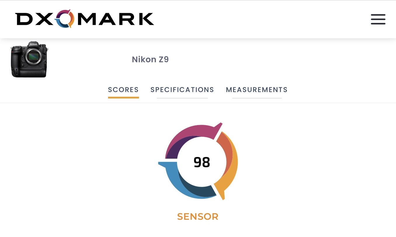 DxO Mark がニコン Z9 のセンサースコアテスト結果を公表 | Dmaniax.com